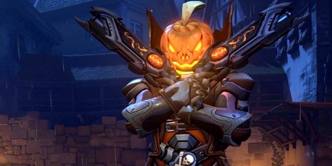 Overwatch Reaper Pumpkin Skin Halloween Terror