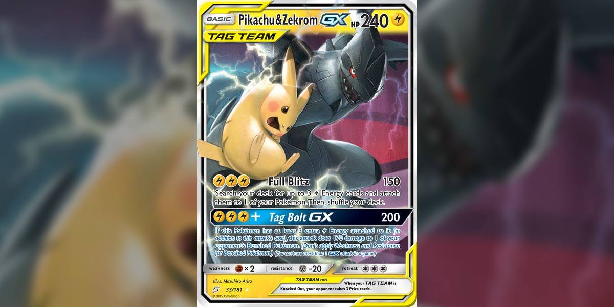 Pokemon 10 Strongest Tag Team Cards Ranked Pokemon World Championship 2022 Strong Energy