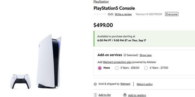 PlayStation 5 Scheduling