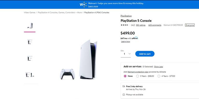 PlayStation 5 Walmart