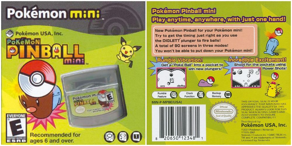Pokemon Pinball Mini