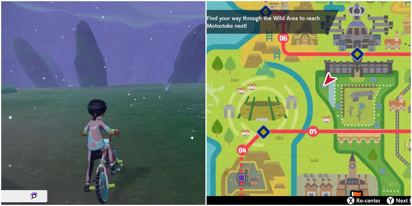 Pokemon Sword and Shield Wild Area Map Lake of Outrage