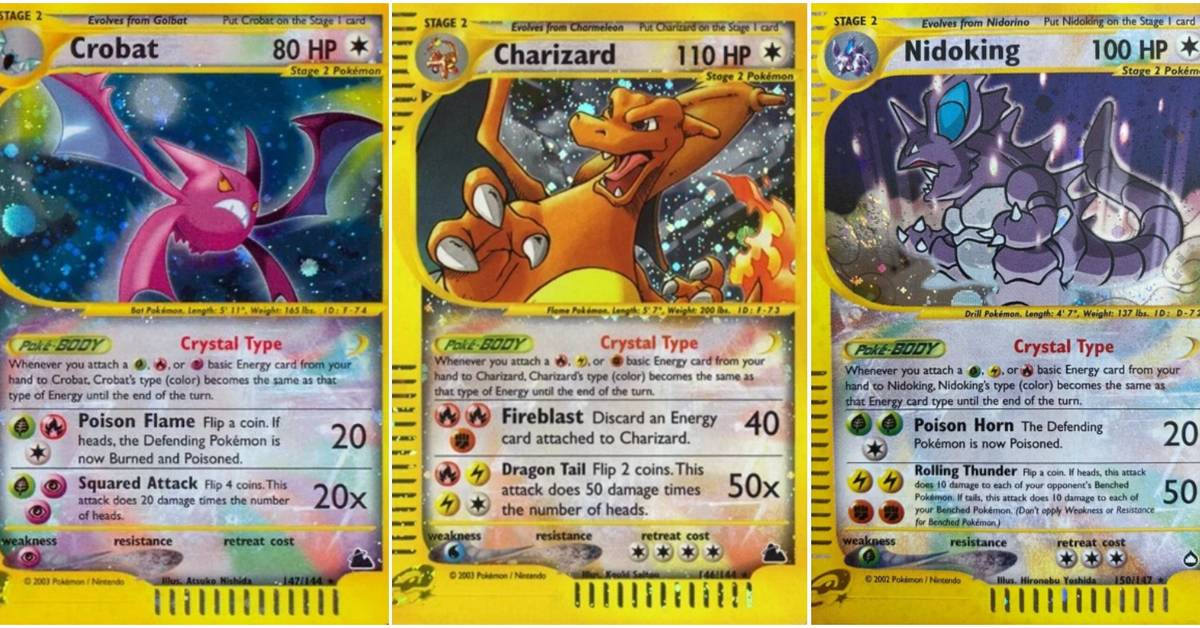 Pokemon TCG: All Crystal Pokemon, Ranked Pokemon TCG: All Crystal Pokemon, Ranked