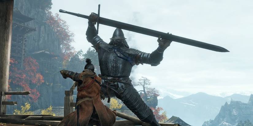 Sekiro Fights The Armored Warrior