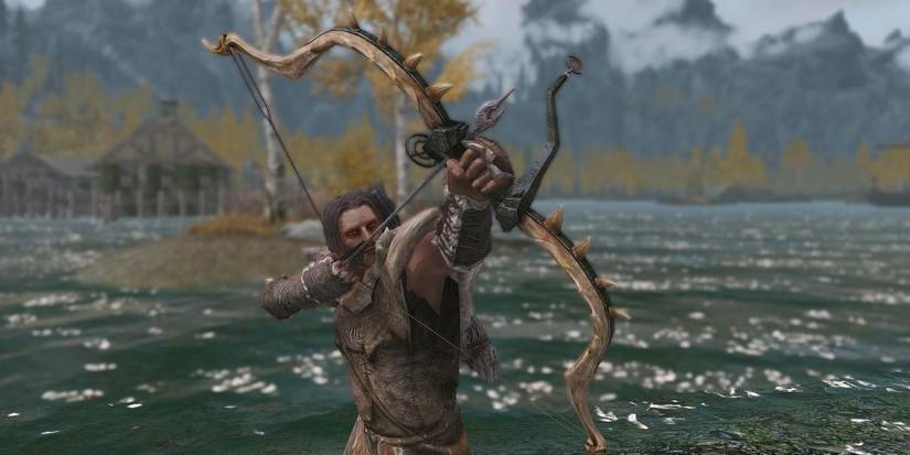 Skyrim Dragonbone bow