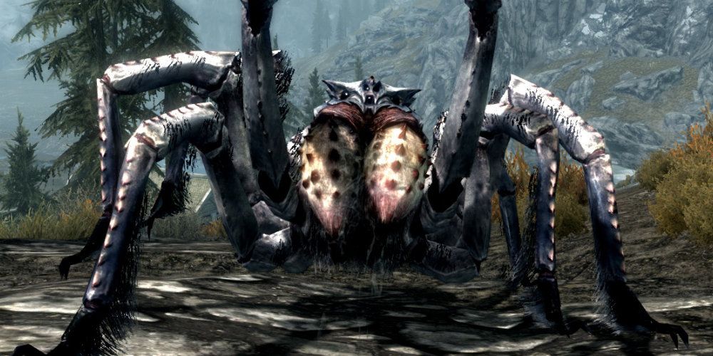 Skyrim Frostbite spider