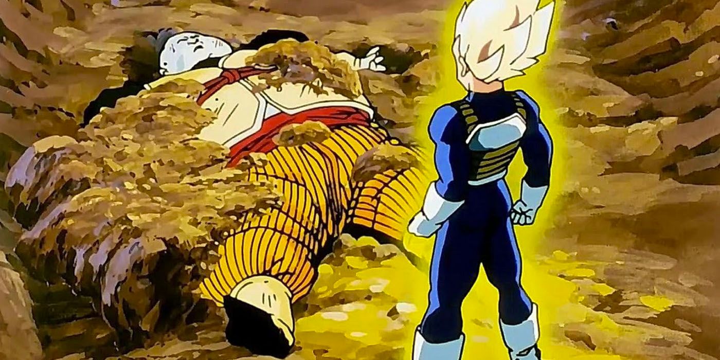 Super Saiyan Vegeta vs Android 19