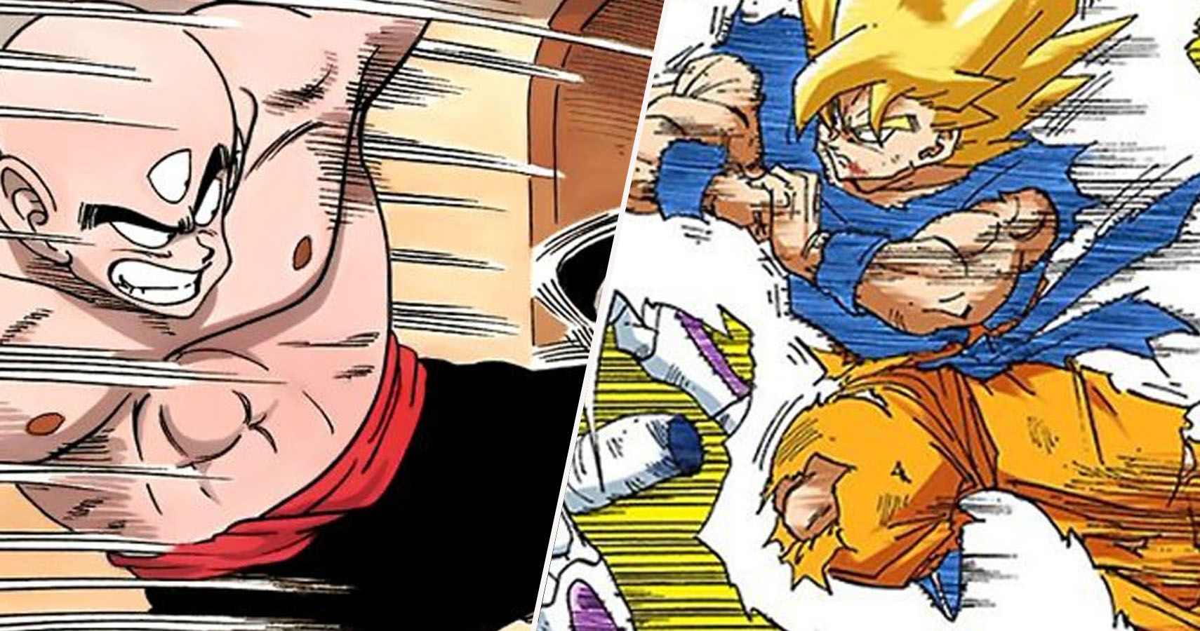 Tenshinhan vs Super Saiyan Goku