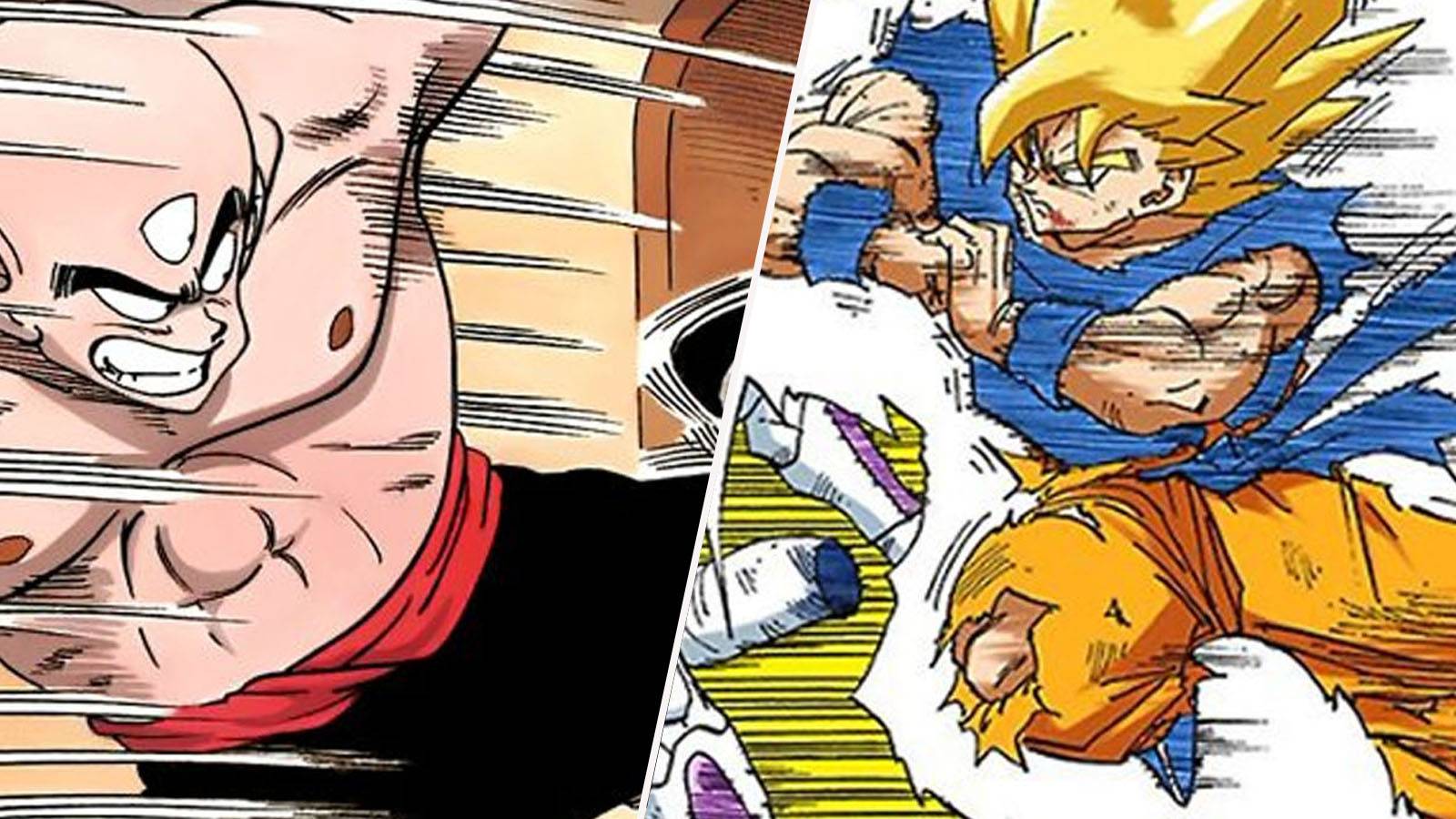 Tenshinhan vs Super Saiyan Goku