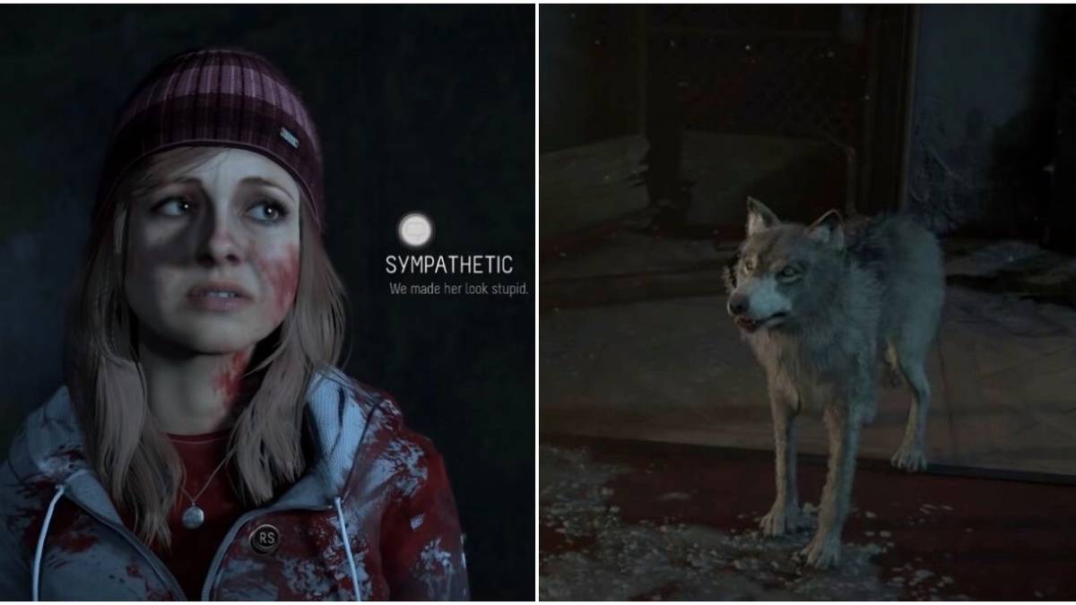 Until Dawn, Ashley and Wolfie
