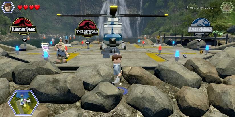 The open world in Lego Jurassic World