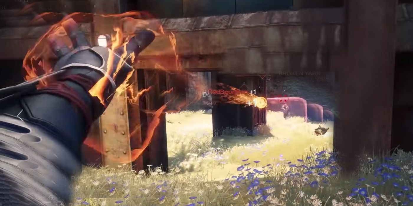 Throwing a grenade - Destiny 2 Healer Warlock Mistakes