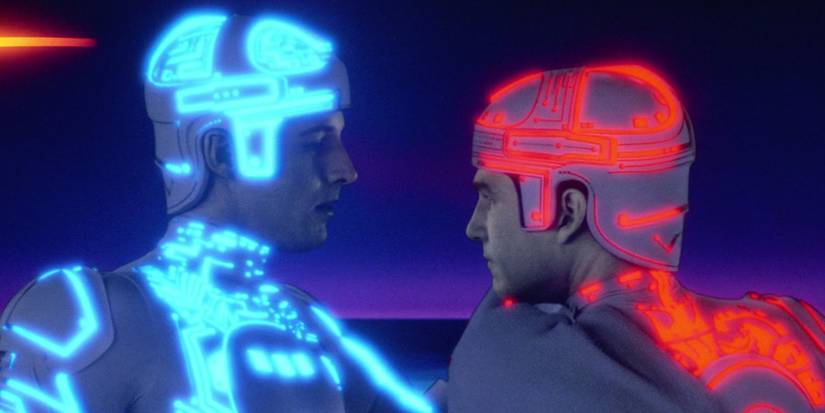 Tron fights a villain in Tron