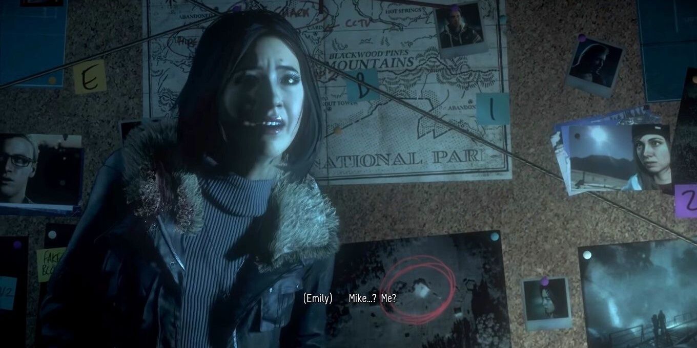 Until Dawn Emily Scared Of Mike