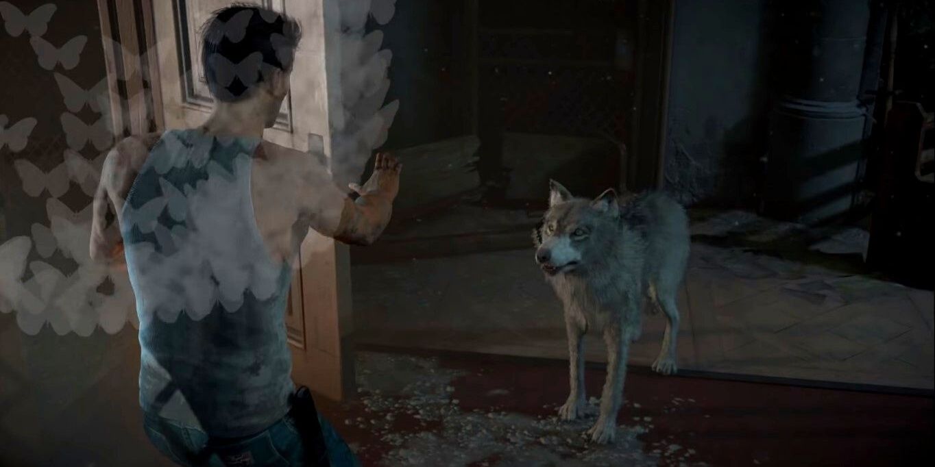 Until Dawn Mike Pets Wolf