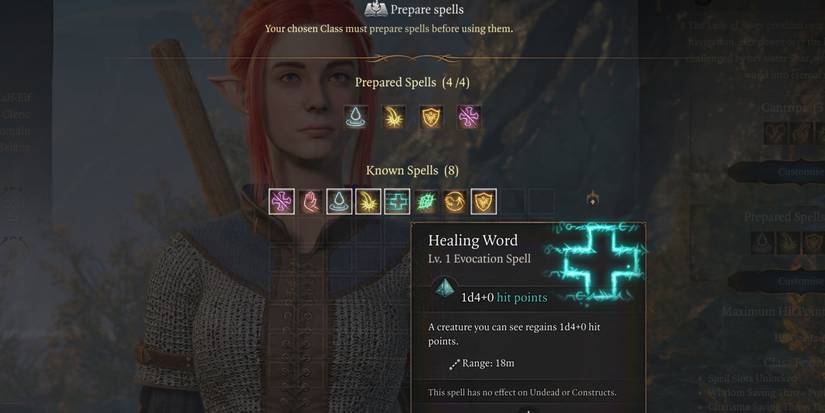 Using a healing spell - Baldurs Gate 3 Party Tips