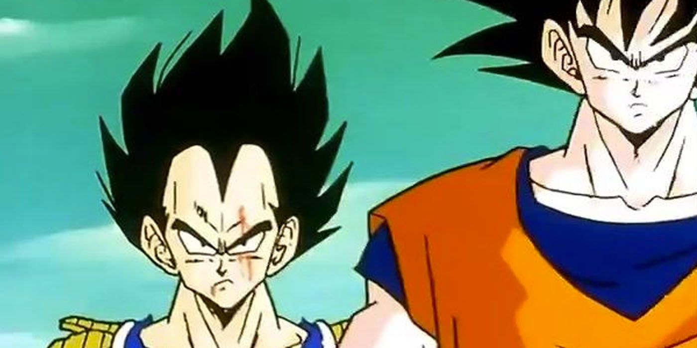 Vegeta and Goku on Namek