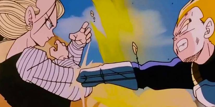 Vegeta vs Android 18