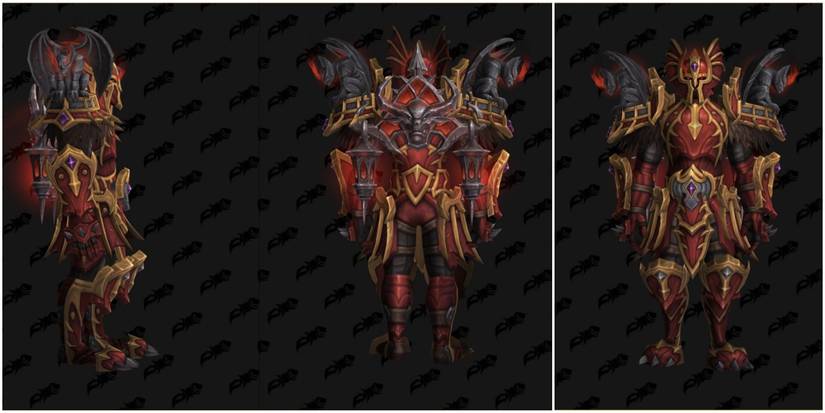 Venthyr Crimson Plate Set World of Warcraft Shadowlands