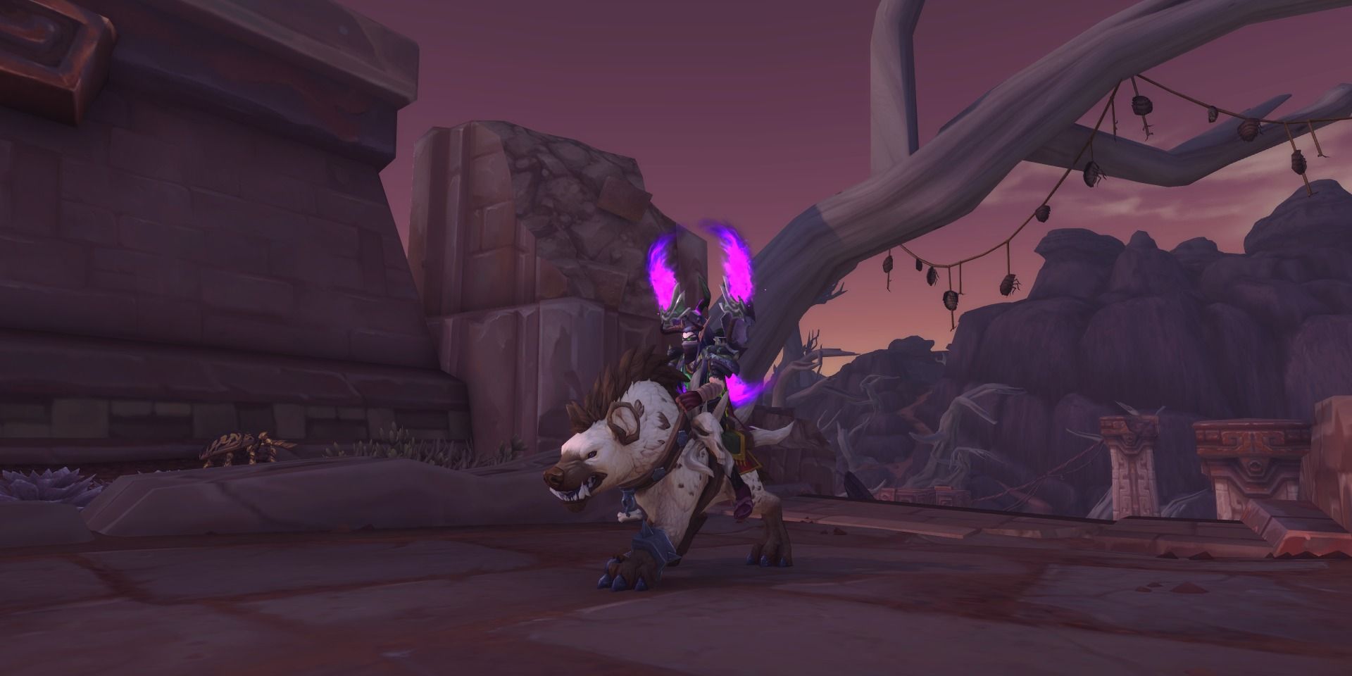 WoW Dune Scavenger Hyena Mount