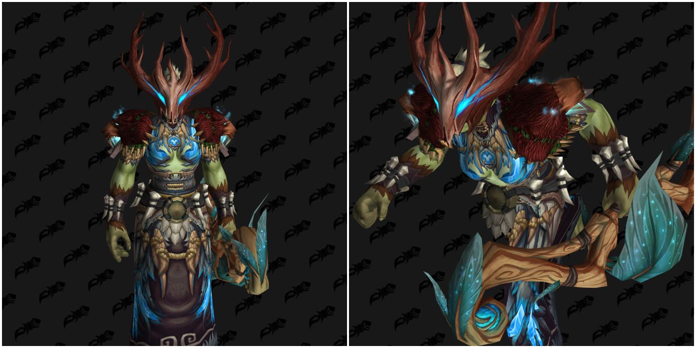 WoW Transmog Custom Vestments of the Wild Fae