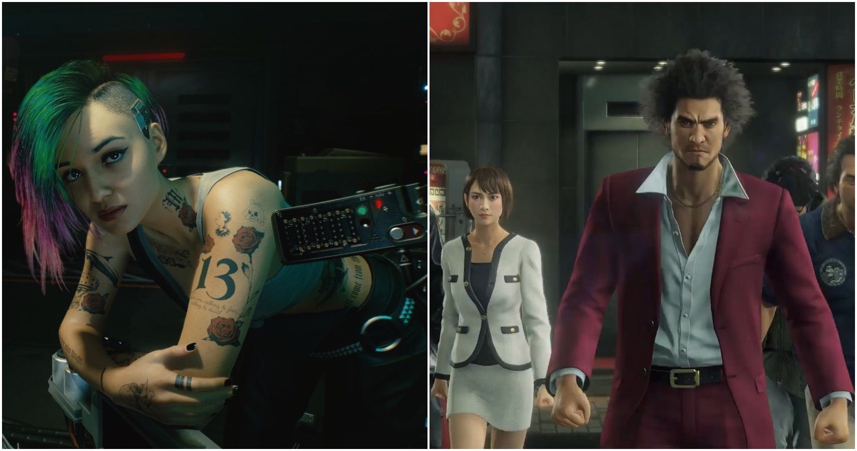 Yakuza and cyberpunk