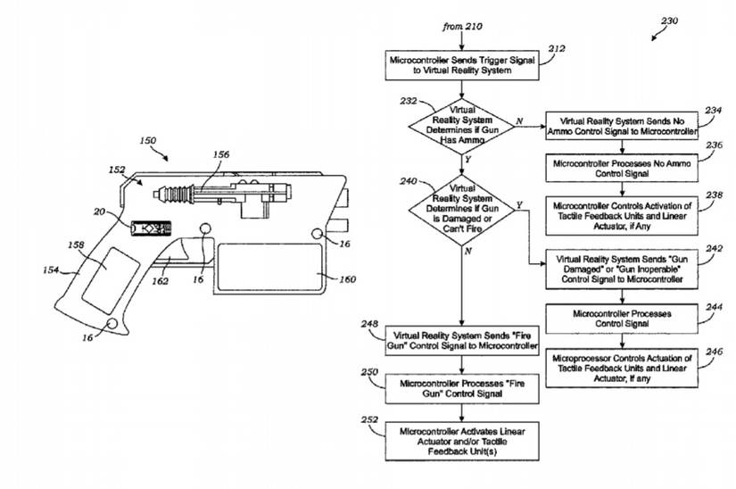 activision haptic gun patent