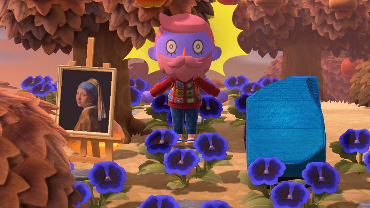 acnh fake spooky artwork