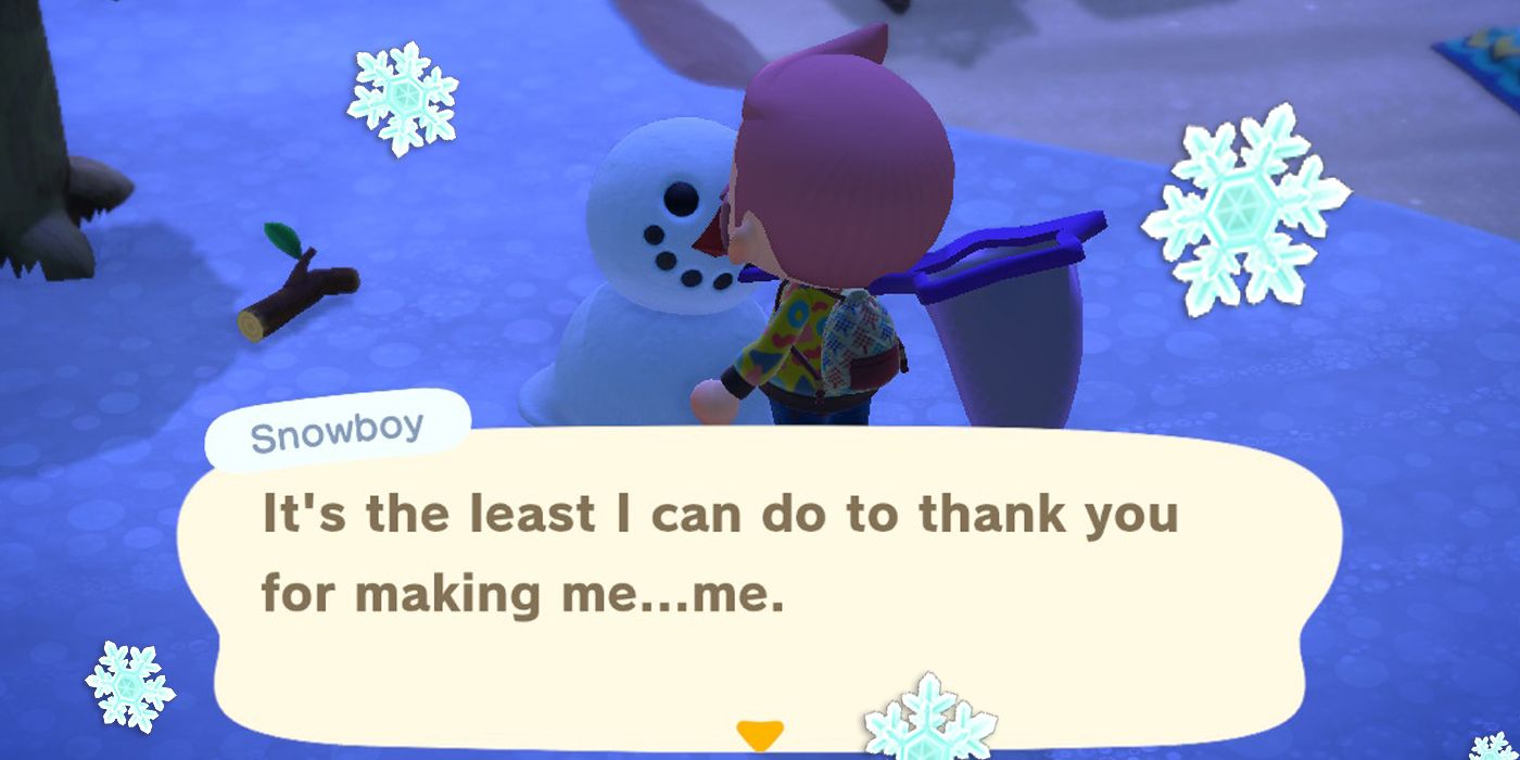 Animal Crossing New Horizons How To Get More Than One Large Snowflake