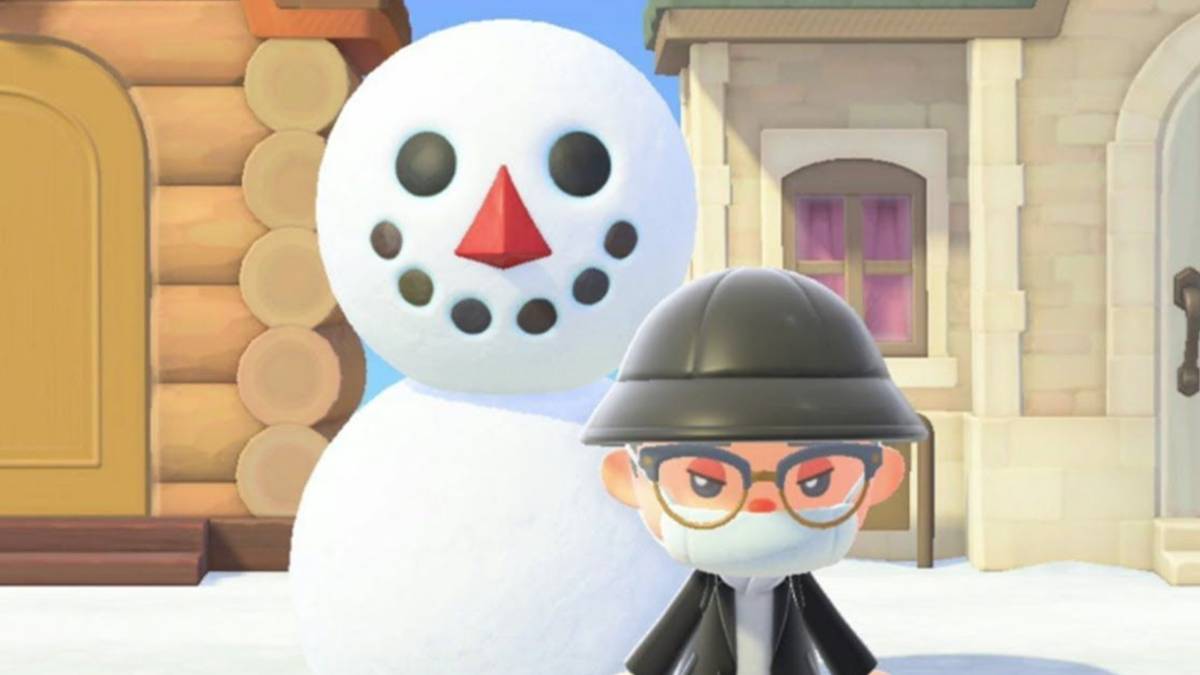 animal crossing new horizons snow boy