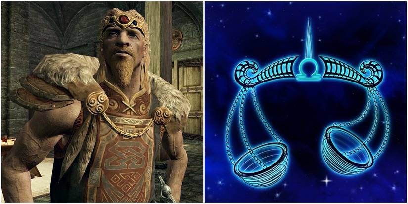 Balgruuf beside a Libra symbol