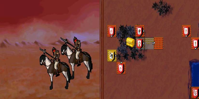 Battles of Prince of Persia DS combat