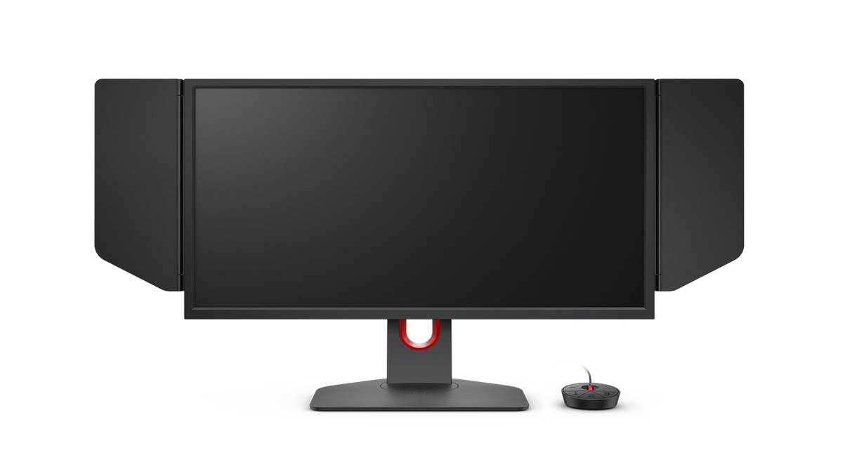 BenQ ZOWIE monitor facing forwards