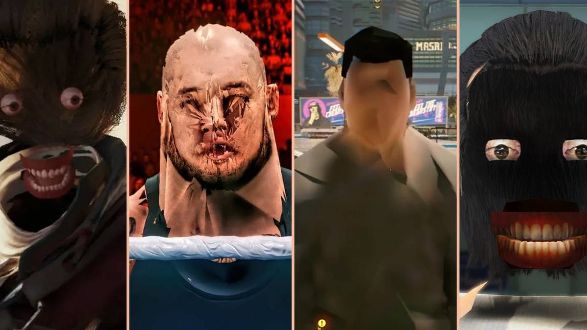 Some of the glitches found in Assassin's Creed Unity, WWE 2K20, Cyberpunk 2077 and Fallout 4