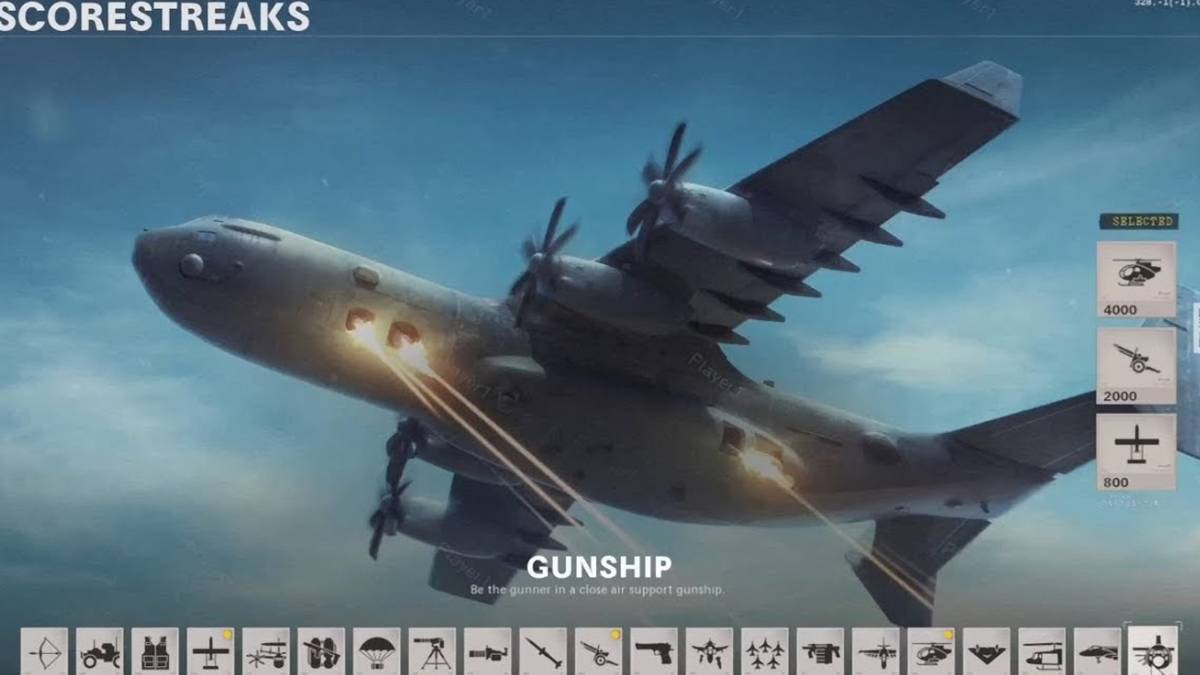 gunship scorestreak