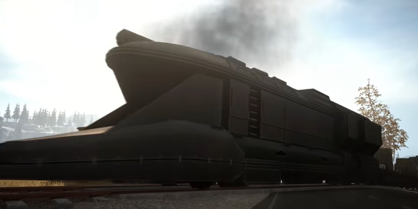 call of duty train side shot