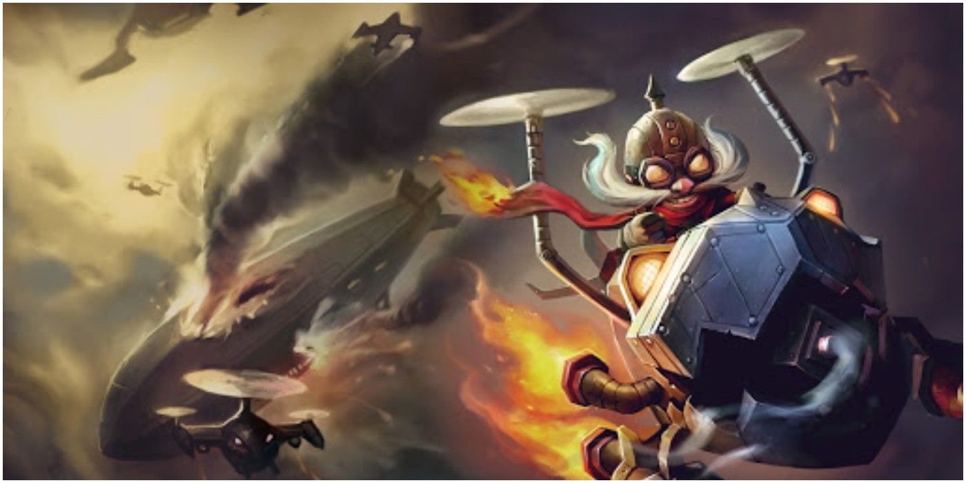 Corki In Aerial Combat