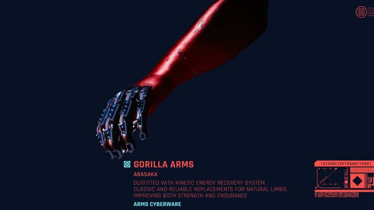 Cyberpunk 2077 Gorilla Arms best mod
