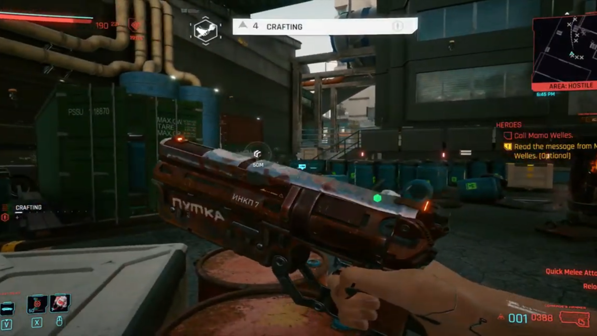 Cyberpunk Comrades Hammer Iconic Weapon