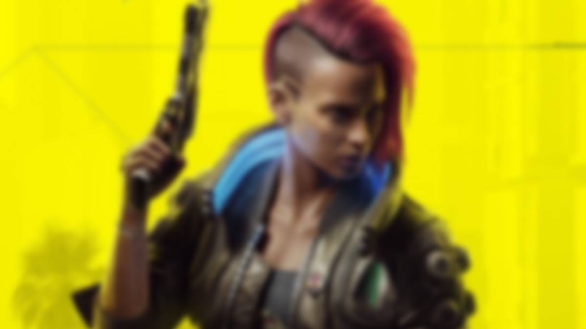 cyberpunk 2077 cover art blurred