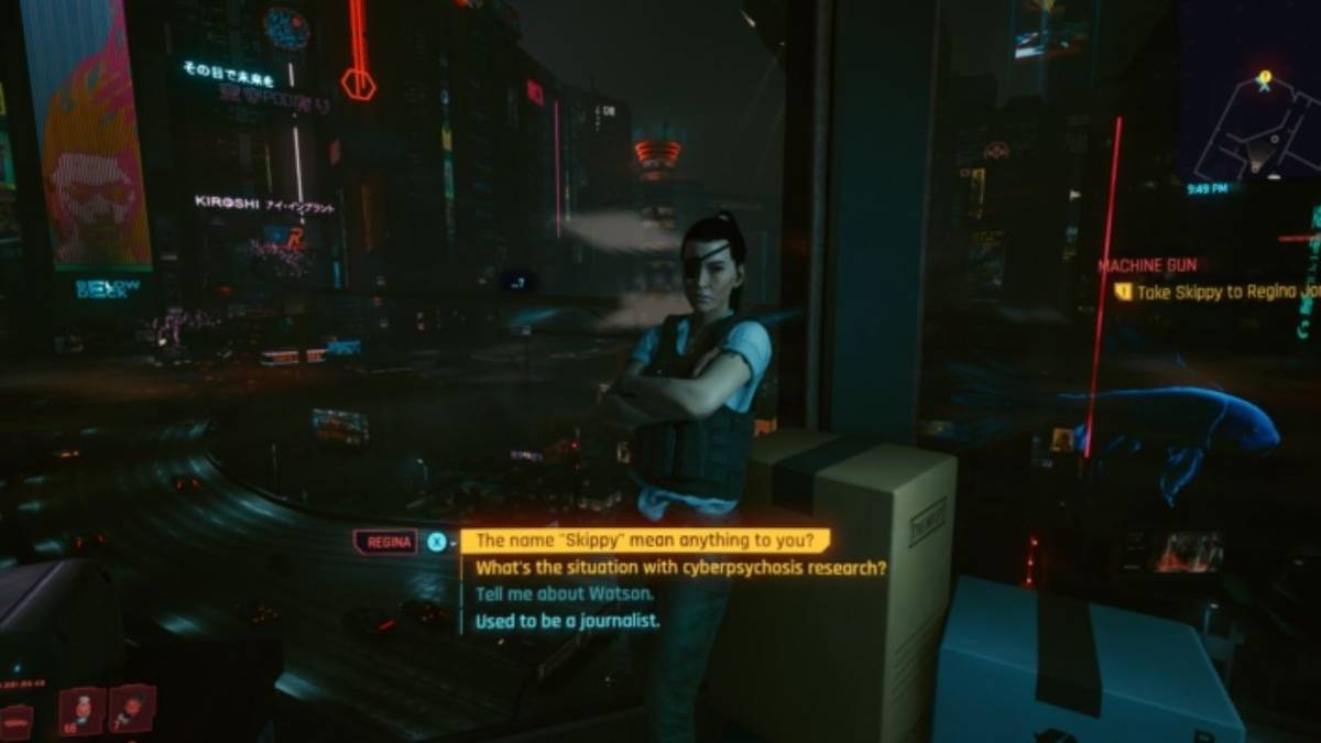 Cyberpunk 2077 Should you return skippy to Regina