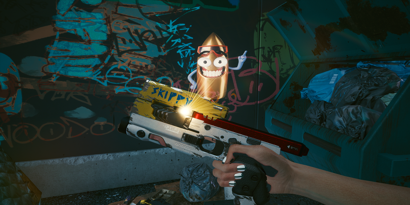 Cyberpunk Skippy Pistol