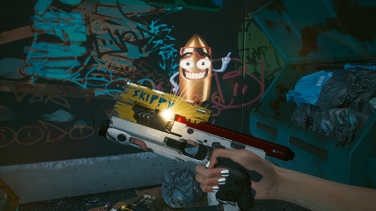 Cyberpunk Skippy Pistol