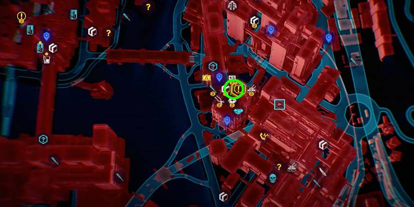 cyberpunk 2077 talk to johnny map