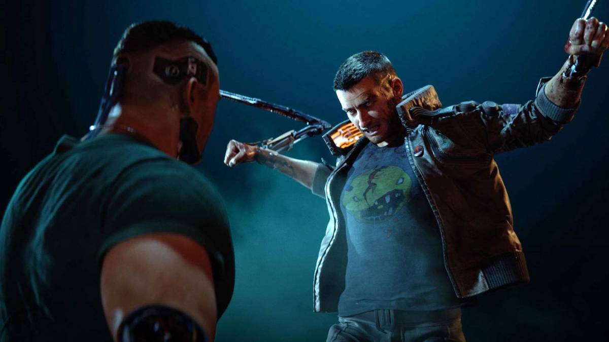 cyberpunk 2077 v with mantis blades