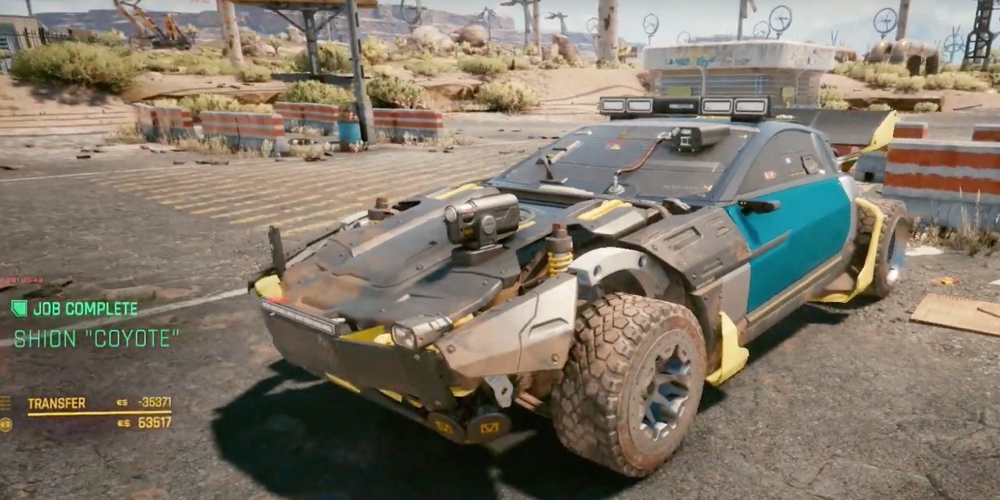 cyberpunk 2077 vehicle Mizutani Shion Coyote