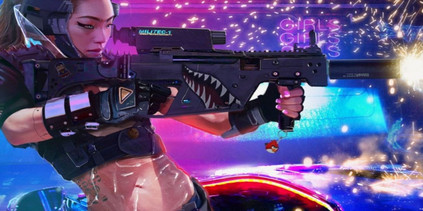 Cyberpunk 2077 weapon