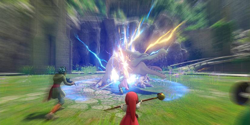 dragon quest 11 s battle