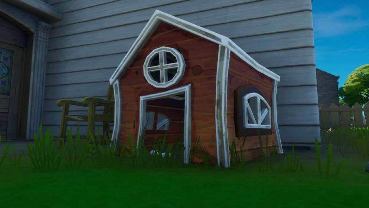 Fortnite: Smashing Dog Houses