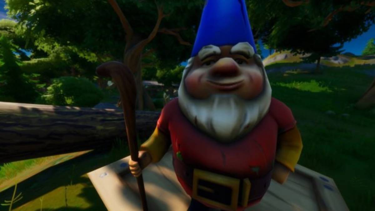 fortnite gnome in woods